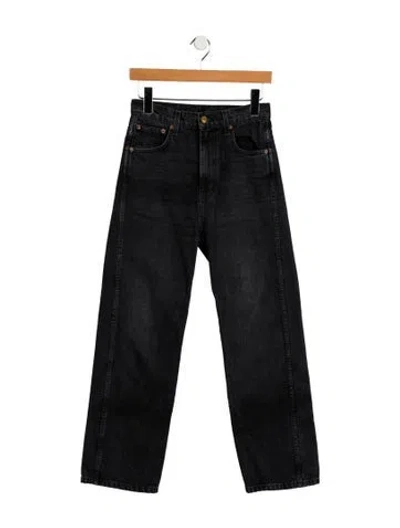 Pre-owned B Sides High-rise Straight Leg Jeans In Blue