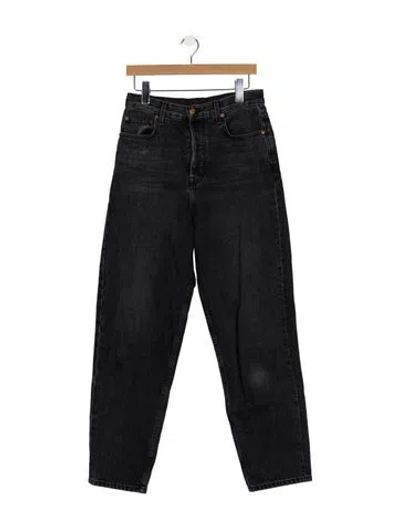 Pre-owned B Sides High-rise Straight Leg Jeans In Blue