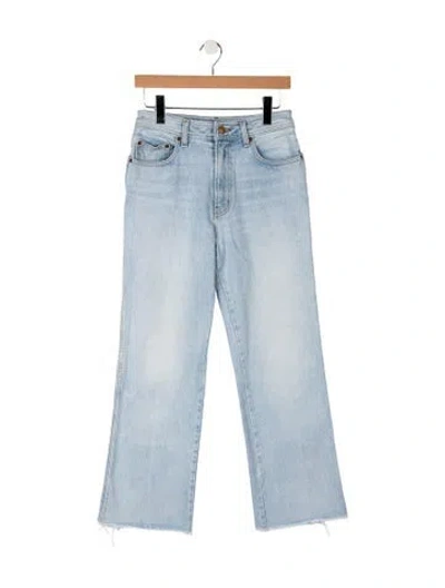Pre-owned B Sides High-rise Straight Leg Jeans In Blue