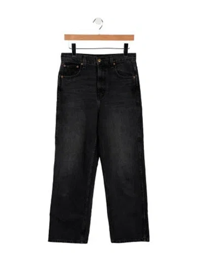 Pre-owned B Sides High-rise Straight Leg Jeans In Blue