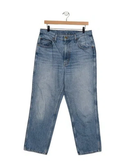 Pre-owned B Sides High-rise Straight Leg Jeans In Blue