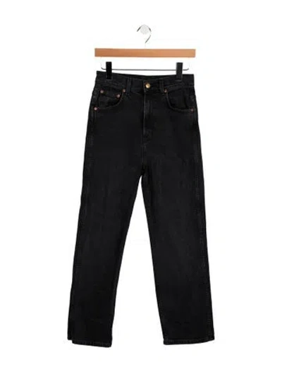 Pre-owned B Sides High-rise Straight Leg Jeans In Blue