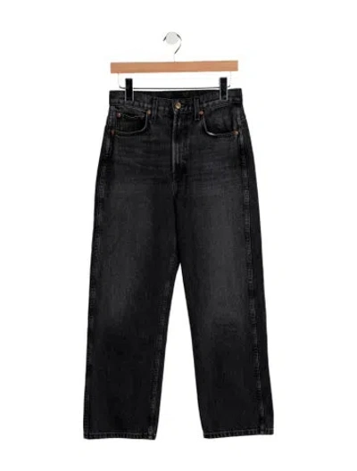 Pre-owned B Sides High-rise Straight Leg Jeans In Blue