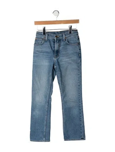 Pre-owned B Sides High-rise Straight Leg Jeans In Blue