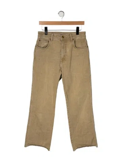 Pre-owned B Sides High-rise Straight Leg Jeans In Neutral