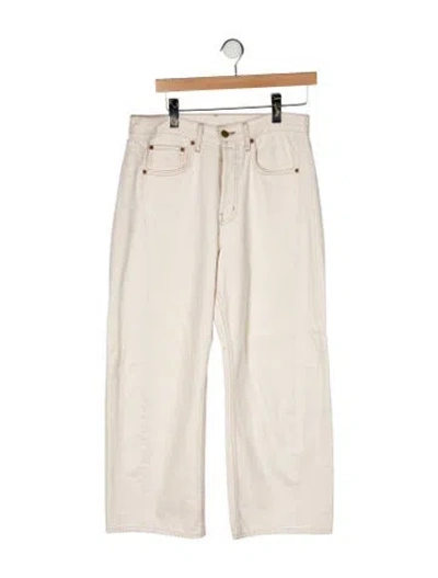 Pre-owned B Sides High-rise Straight Leg Jeans In Neutral