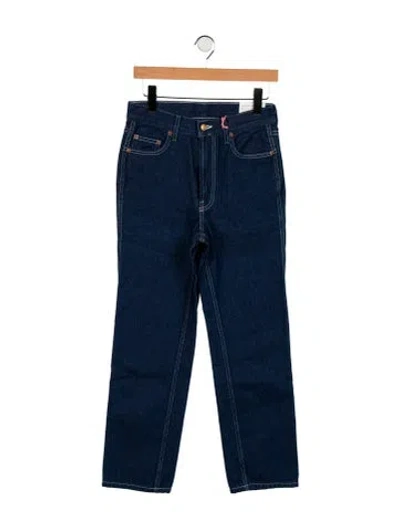 Pre-owned B Sides High-rise Straight Leg Jeans W/ Tags In Blue