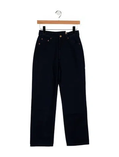 Pre-owned B Sides High-rise Straight Leg Jeans W/ Tags In Blue