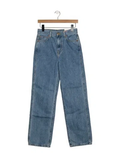 Pre-owned B Sides High-rise Straight Leg Jeans W/ Tags In Blue