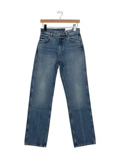 Pre-owned B Sides High-rise Straight Leg Jeans W/ Tags In Blue