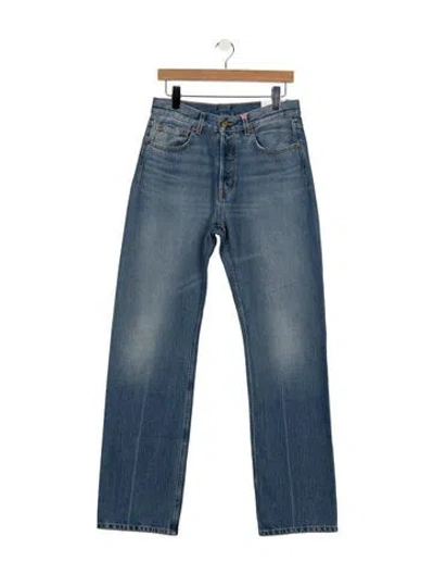 Pre-owned B Sides High-rise Straight Leg Jeans W/ Tags In Blue