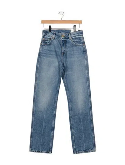 Pre-owned B Sides High-rise Straight Leg Jeans W/ Tags In Blue