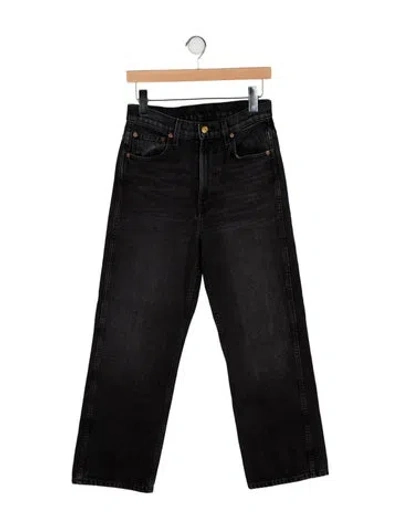 Pre-owned B Sides High-rise Wide Leg Jeans In Black