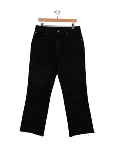 Pre-owned B Sides High-rise Wide Leg Jeans In Black