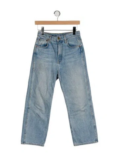 Pre-owned B Sides High-rise Wide Leg Jeans In Blue