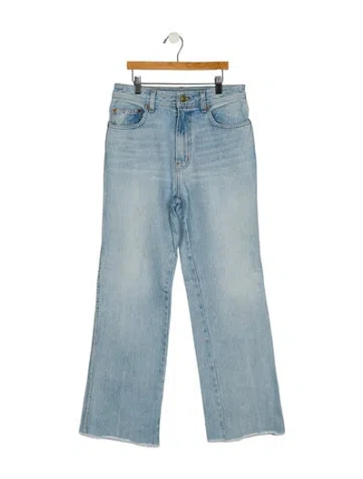 Pre-owned B Sides High-rise Wide Leg Jeans In Blue