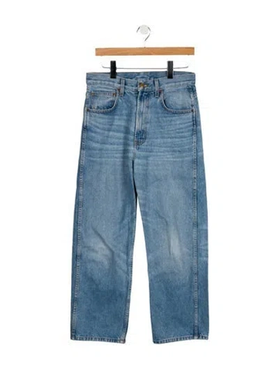 Pre-owned B Sides High-rise Wide Leg Jeans In Blue