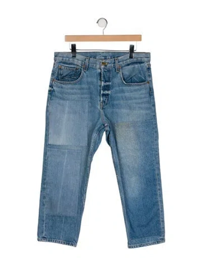 Pre-owned B Sides High-rise Wide Leg Jeans In Blue