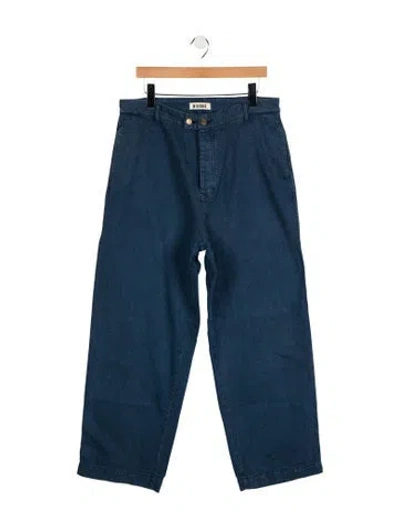 Pre-owned B Sides High-rise Wide Leg Jeans In Blue