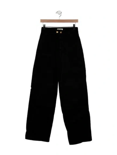 Pre-owned B Sides High-rise Wide Leg Jeans In Blue