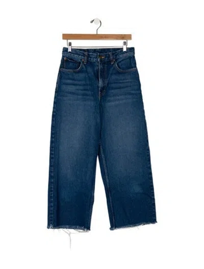 Pre-owned B Sides High-rise Wide Leg Jeans In Blue