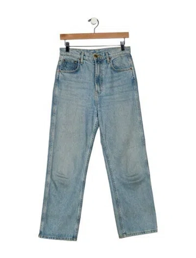 Pre-owned B Sides High-rise Wide Leg Jeans In Blue