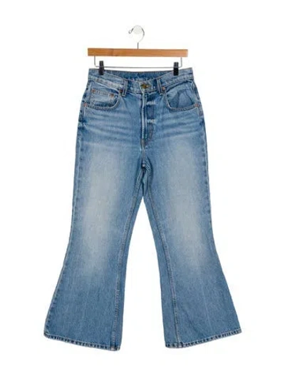 Pre-owned B Sides High-rise Wide Leg Jeans In Blue