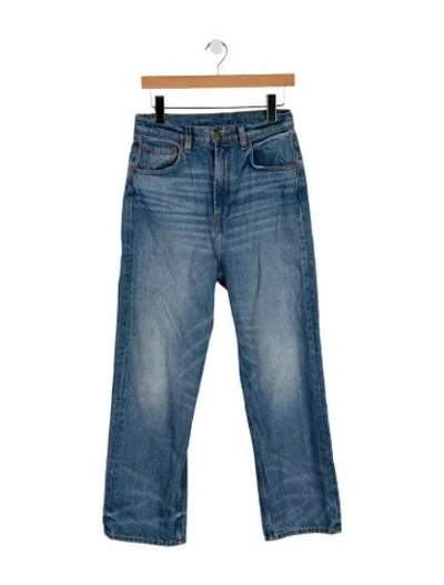 Pre-owned B Sides High-rise Wide Leg Jeans In Blue