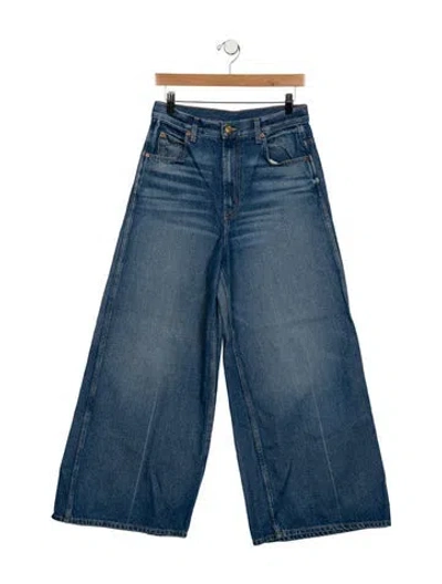 Pre-owned B Sides High-rise Wide Leg Jeans In Blue