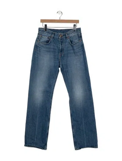 Pre-owned B Sides High-rise Wide Leg Jeans In Blue