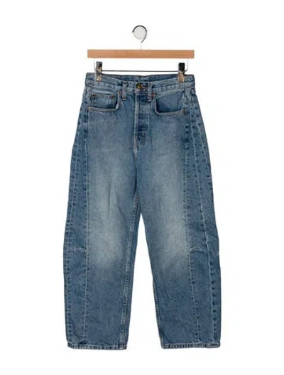 Pre-owned B Sides High-rise Wide Leg Jeans In Blue