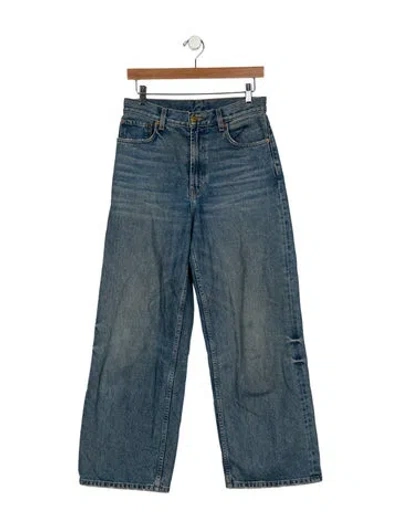 Pre-owned B Sides High-rise Wide Leg Jeans In Blue