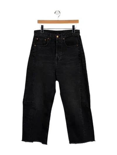 Pre-owned B Sides High-rise Wide Leg Jeans In Blue