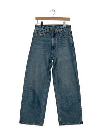 Pre-owned B Sides High-rise Wide Leg Jeans In Blue