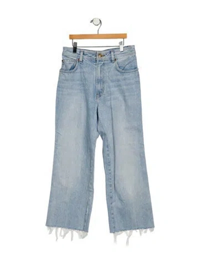 Pre-owned B Sides High-rise Wide Leg Jeans In Blue
