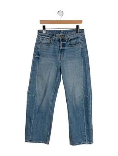 Pre-owned B Sides High-rise Wide Leg Jeans In Blue