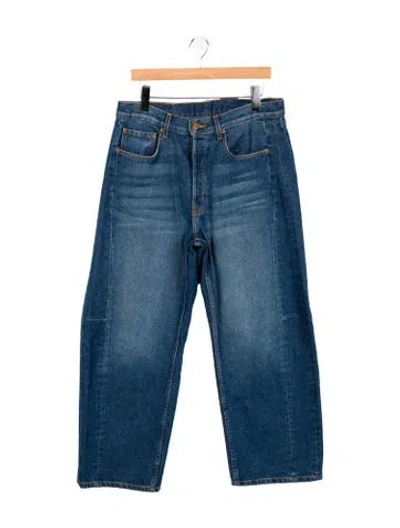 Pre-owned B Sides High-rise Wide Leg Jeans In Blue