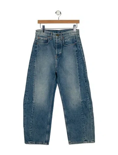 Pre-owned B Sides High-rise Wide Leg Jeans In Blue