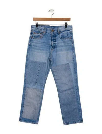 Pre-owned B Sides High-rise Wide Leg Jeans In Blue