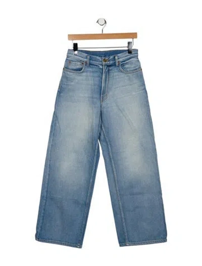 Pre-owned B Sides High-rise Wide Leg Jeans In Blue