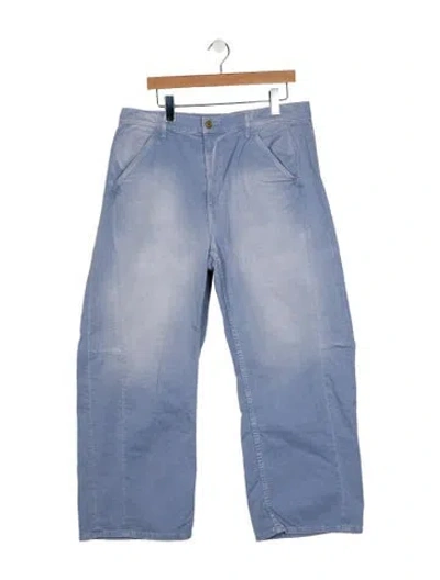 Pre-owned B Sides High-rise Wide Leg Jeans In Blue