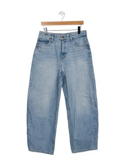 Pre-owned B Sides High-rise Wide Leg Jeans In Blue