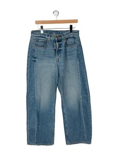 Pre-owned B Sides High-rise Wide Leg Jeans In Blue