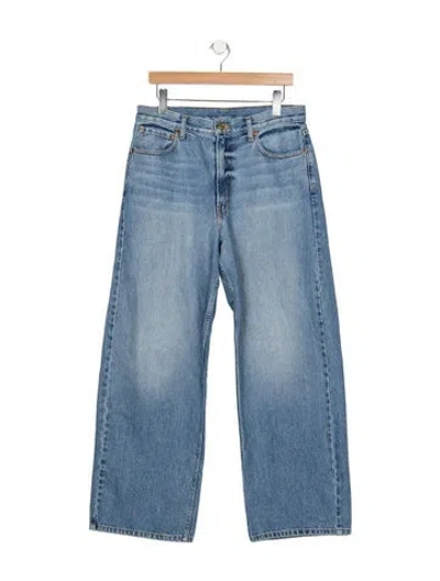 Pre-owned B Sides High-rise Wide Leg Jeans In Blue