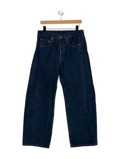 Pre-owned B Sides High-rise Wide Leg Jeans In Blue