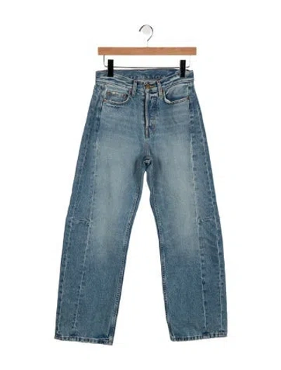 Pre-owned B Sides High-rise Wide Leg Jeans In Blue