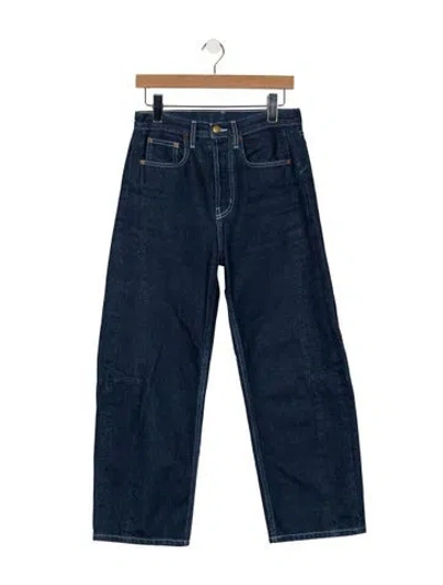 Pre-owned B Sides High-rise Wide Leg Jeans In Blue