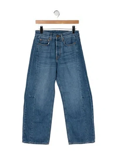 Pre-owned B Sides High-rise Wide Leg Jeans In Blue