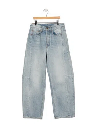 Pre-owned B Sides High-rise Wide Leg Jeans In Blue