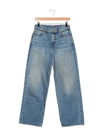 Pre-owned B Sides High-rise Wide Leg Jeans In Blue